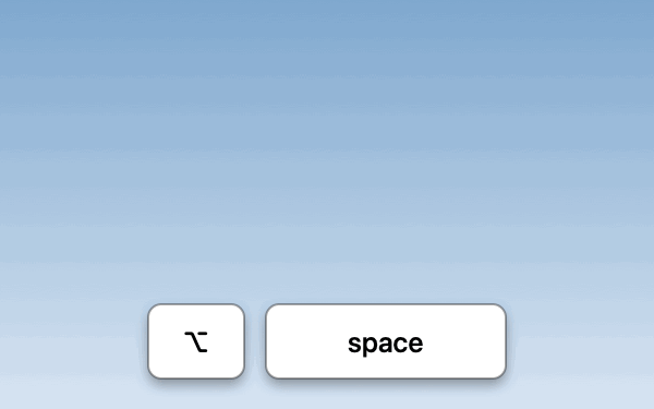 Pressing Option and Space toggles the AgentManager window on and off